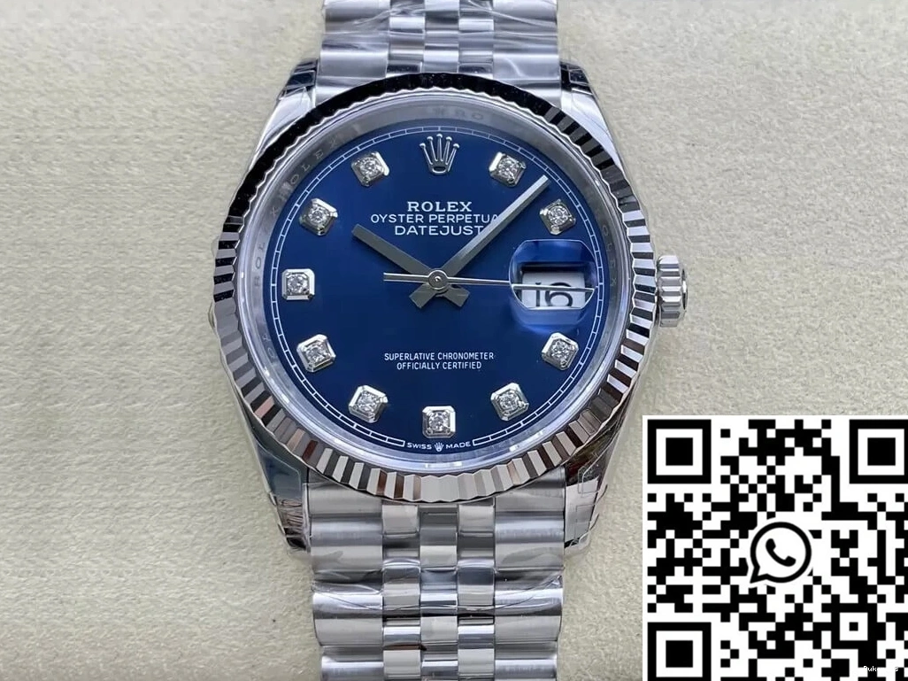 36MM Steel Datejust VS Stainless Factory Rolex M126234-0037 0503